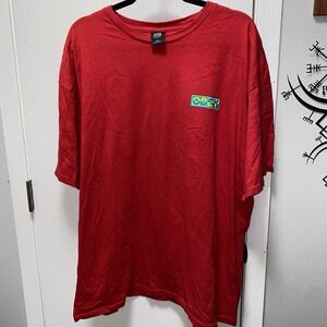 🎁 Men's Obey‎ Bright Red Graphic T-shirt XXL